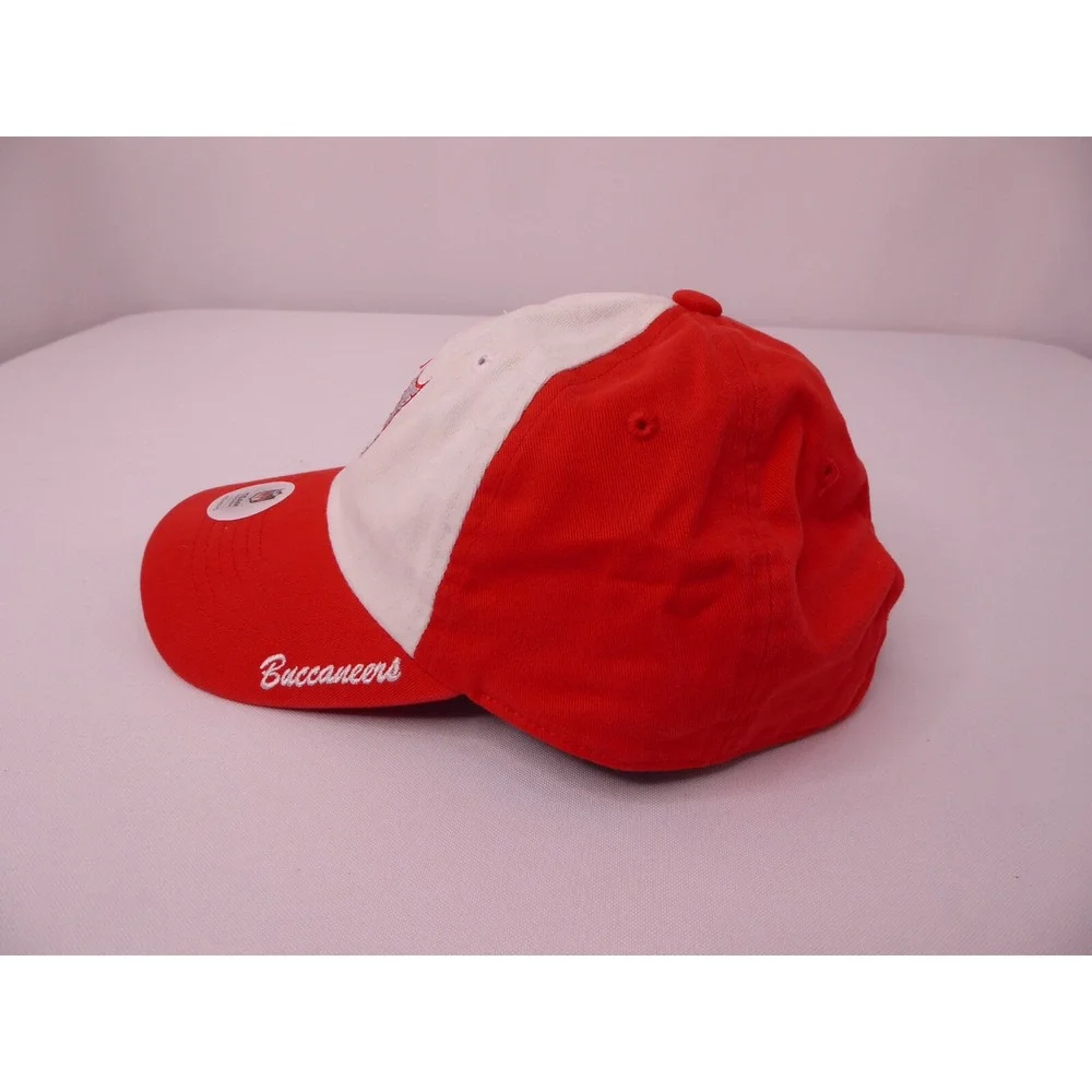 Team Headwear NFL Womens Tampa Bay Buccaneers Red White Baseball Hat Cap